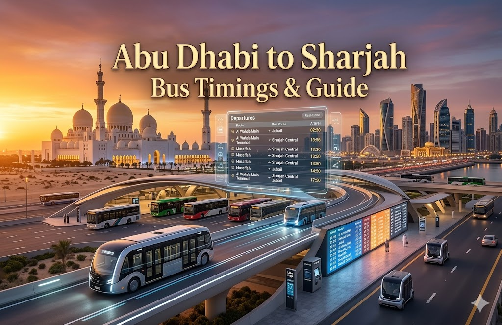 abu dhabi to sharjah bus timing
