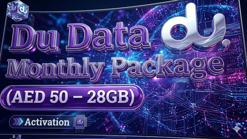 du monthly data package 50 aed 28gb