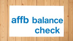 afb balance check