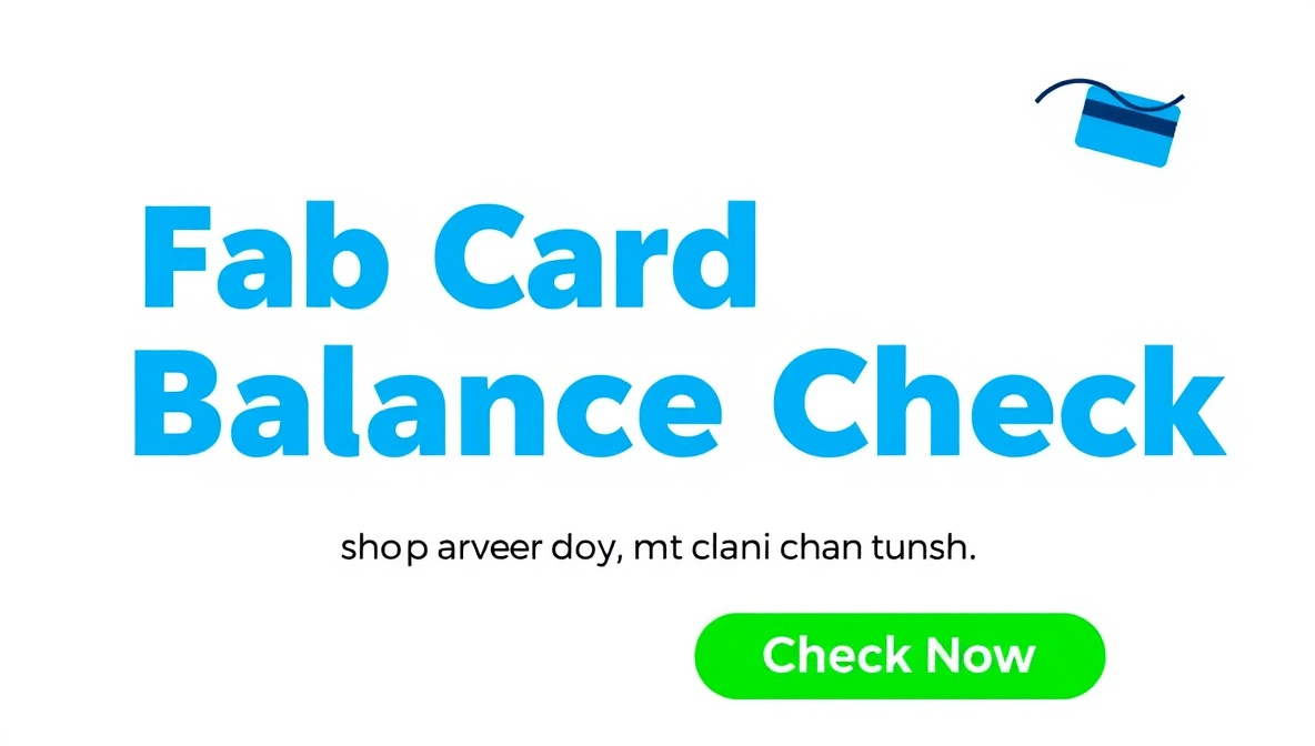 fab card balance check
