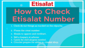 How to Check Etisalat Number in UAE – Complete 2026 Guide