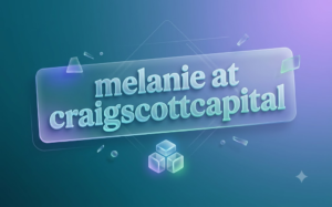 Melanie at CraigScottCapital